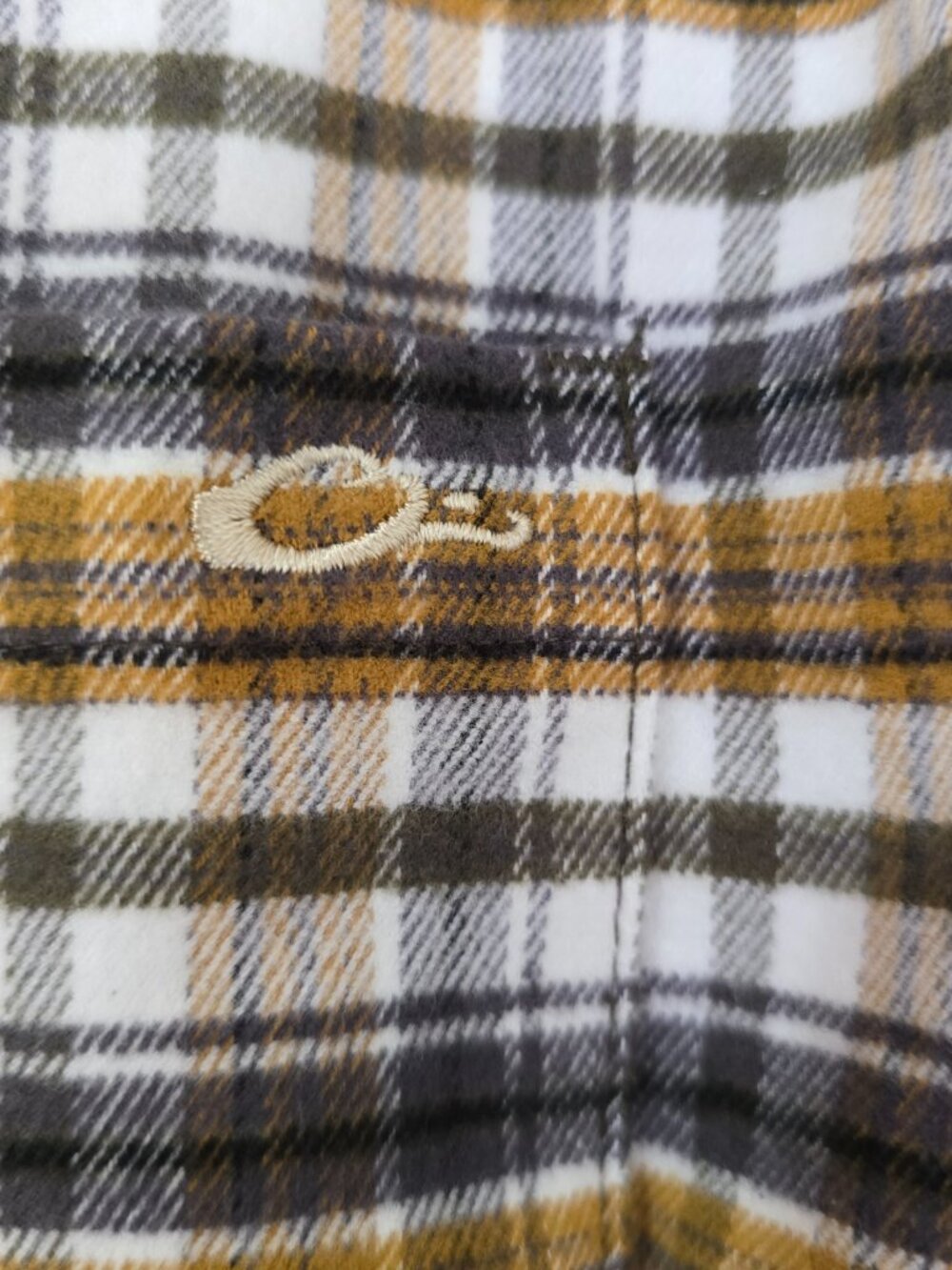 Drake Men's Autumn Brushed Twill Plaid Long Sleeve Flannel Button Shirt Sz Large - Picture 4 of 10